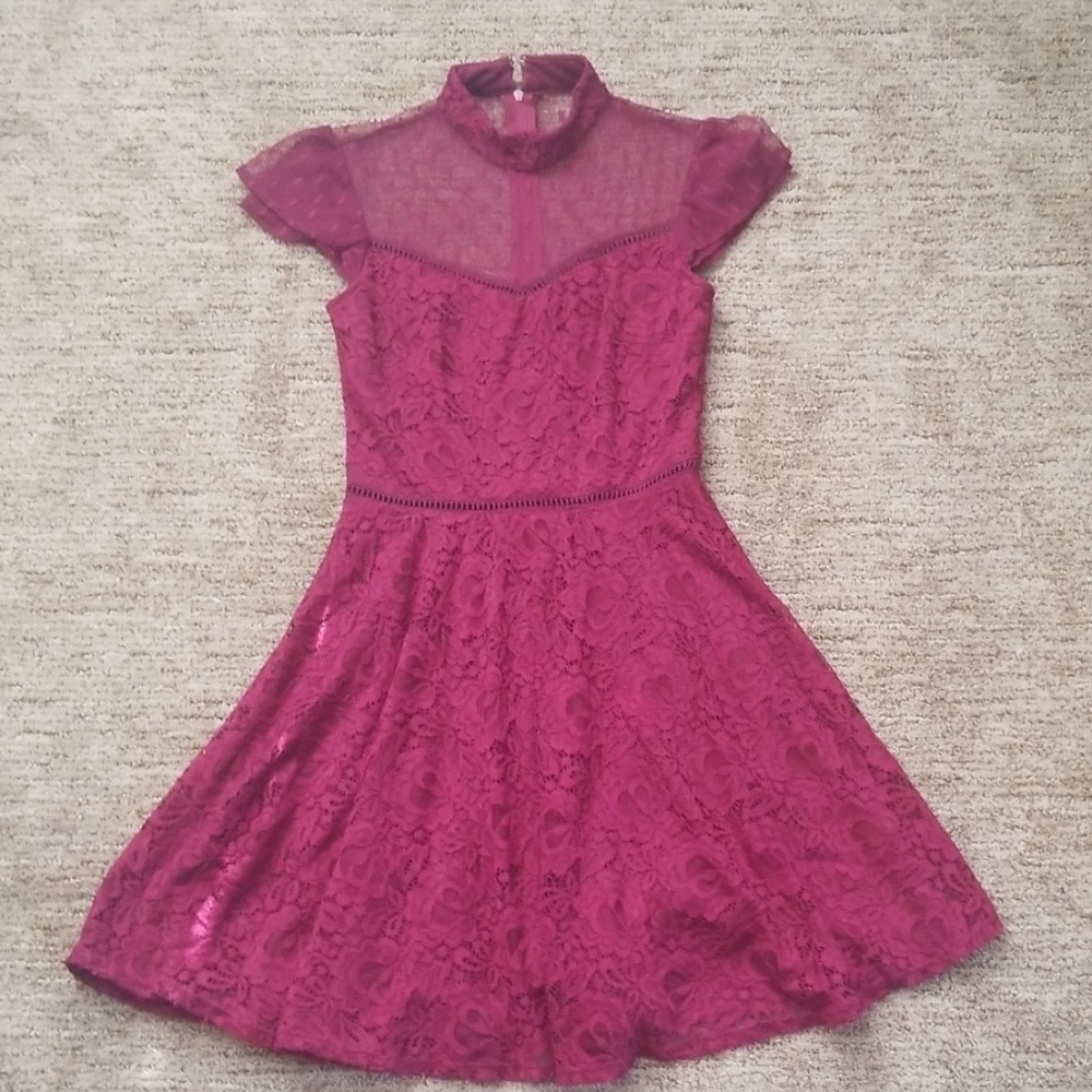 Velvet Laced Dress